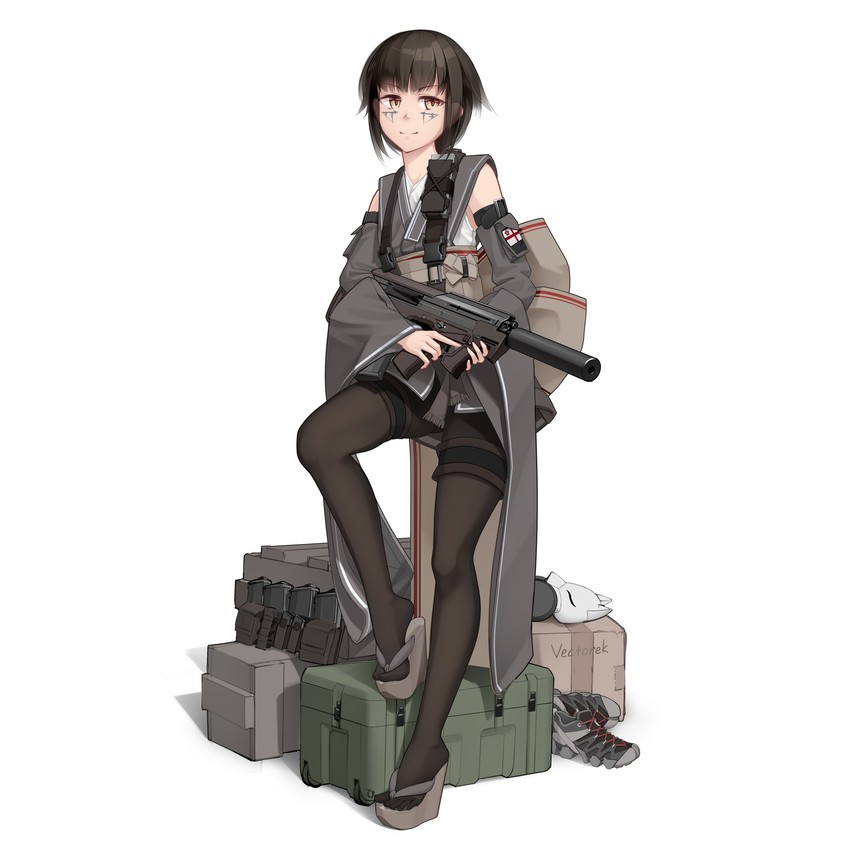 kenjuu kiri (original and 1 more) drawn by vectorek