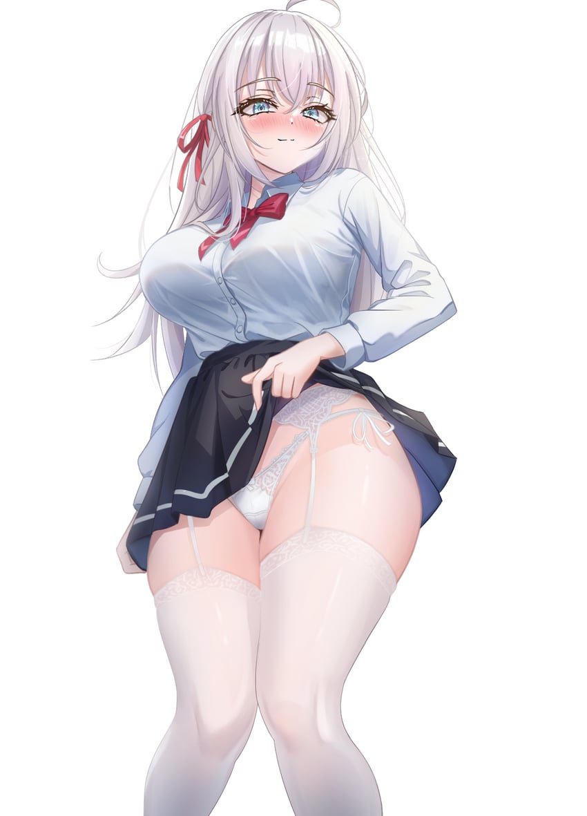 alisa mikhailovna kujou (tokidoki bosotto roshia-go de dereru tonari no alya-san) drawn by azureareas17