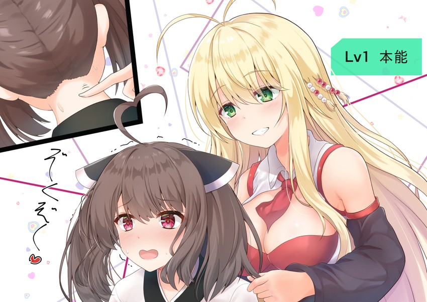touhoku kiritan and tsurumaki maki (voiceroid) drawn by shirayume_(shirayumetei)