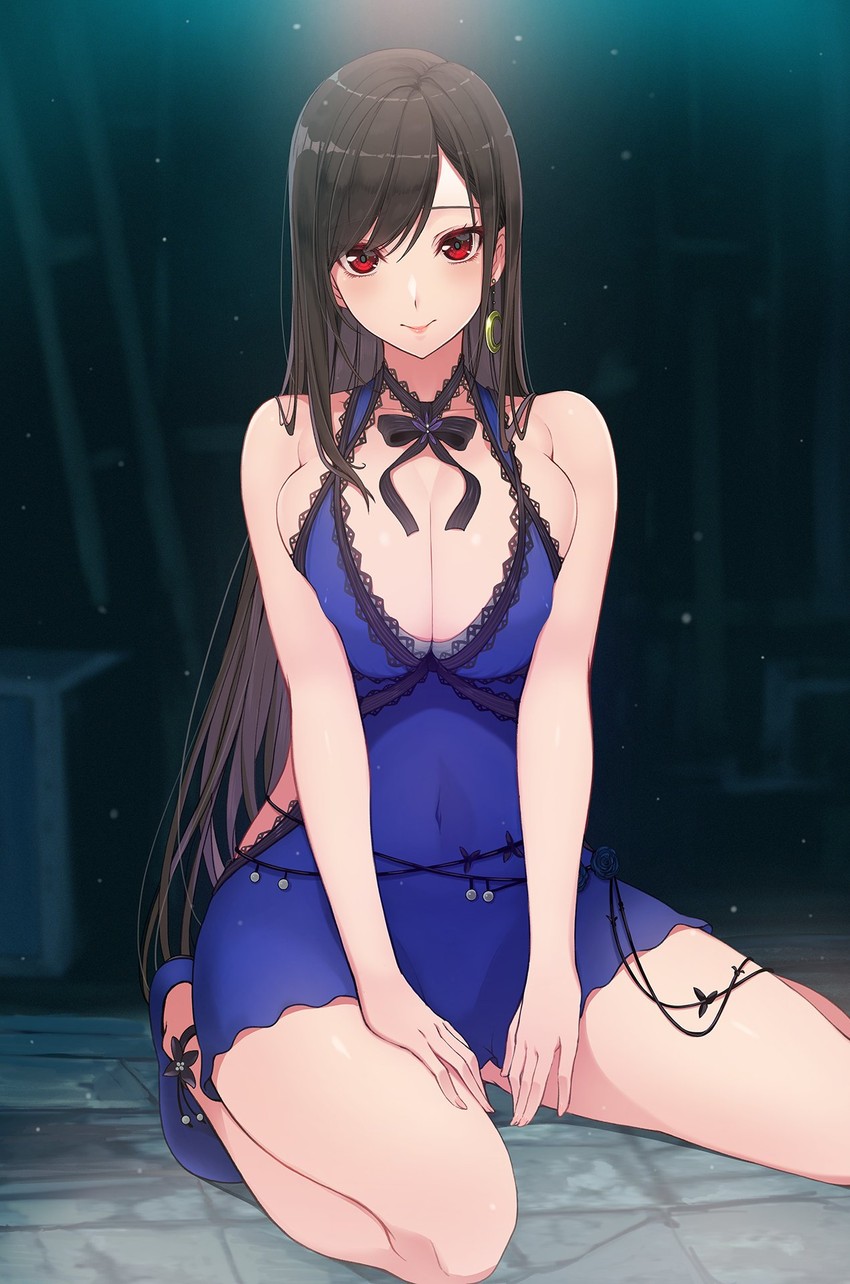 tifa lockhart (final fantasy and 2 more) drawn by denken