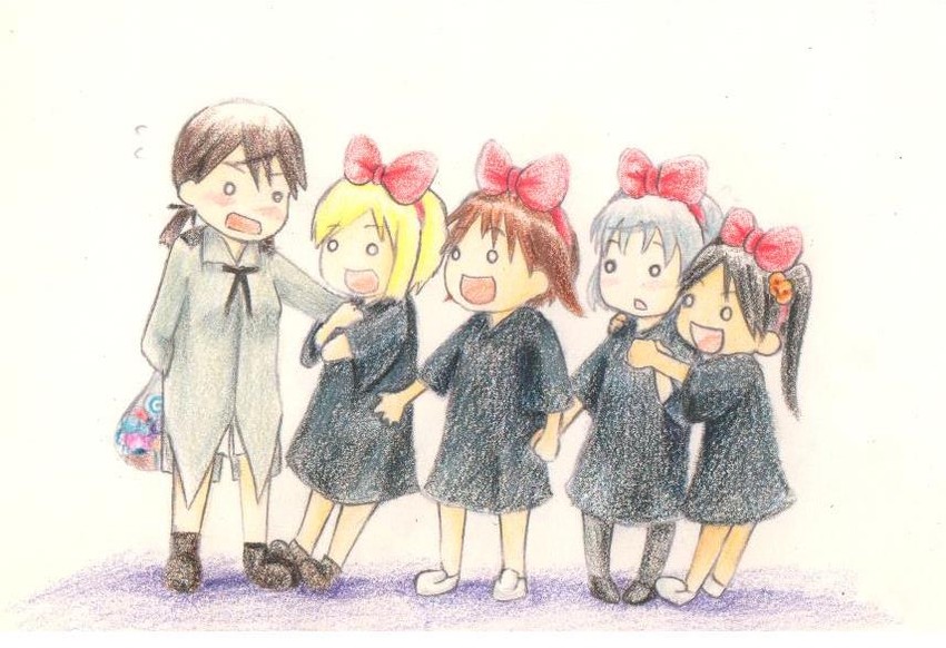 sanya v. litvyak, miyafuji yoshika, erica hartmann, gertrud barkhorn, francesca lucchini, and 1 more (world witches series and 2 more) drawn by neko_tarou