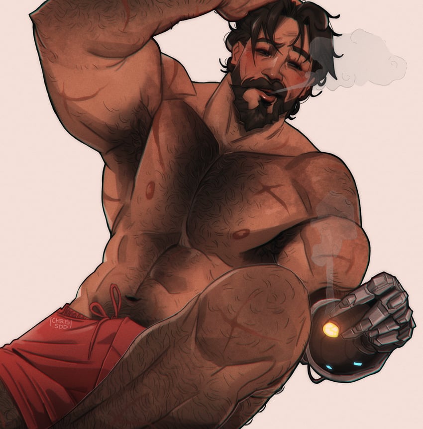 cassidy (overwatch and 1 more) drawn by chris_sdd