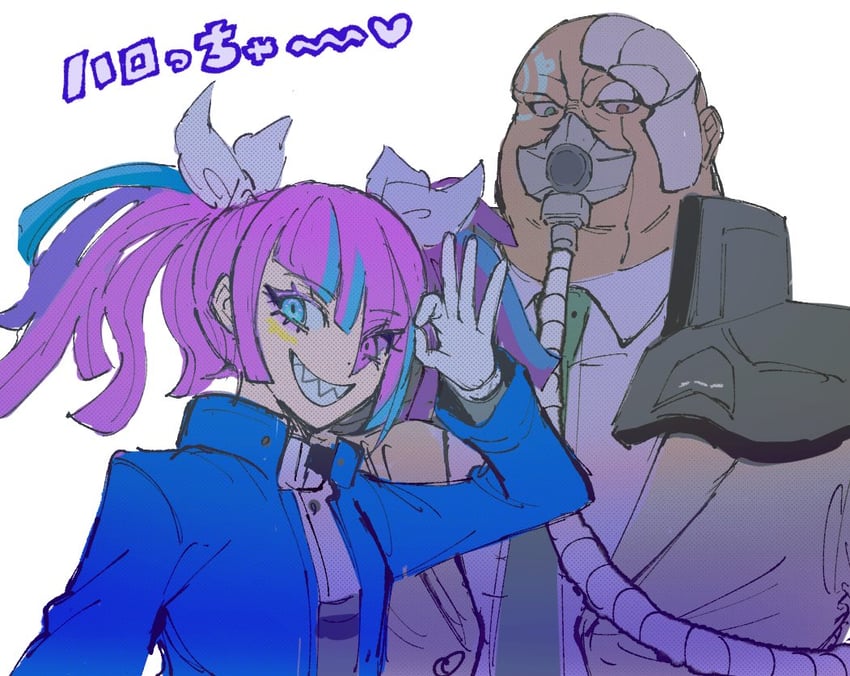 guillaume hall and dominic fulltank (master detective archives: rain code) drawn by hiroshi_(moremorepi)