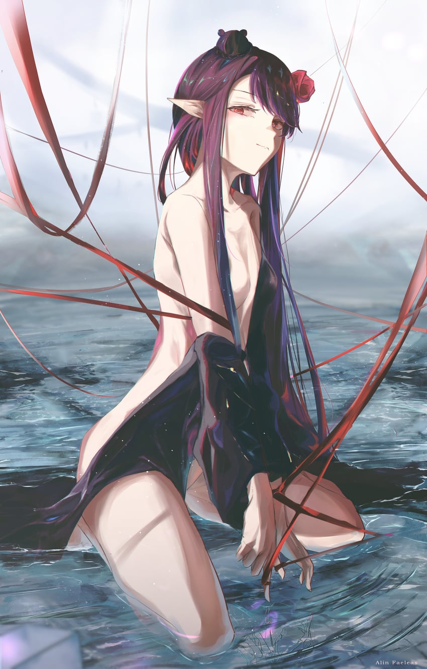 ninomae ina'nis (hololive and 1 more) drawn by alinfaeleas