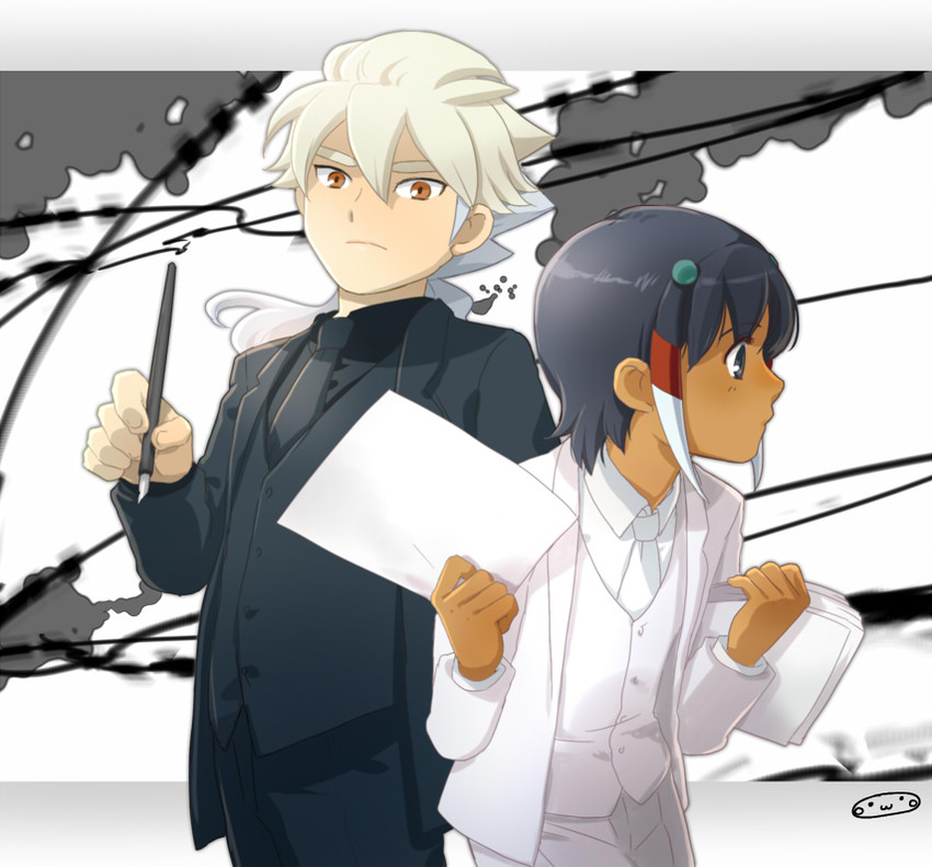hakuryuu and shuu (inazuma eleven and 1 more) drawn by mizuhara_aki