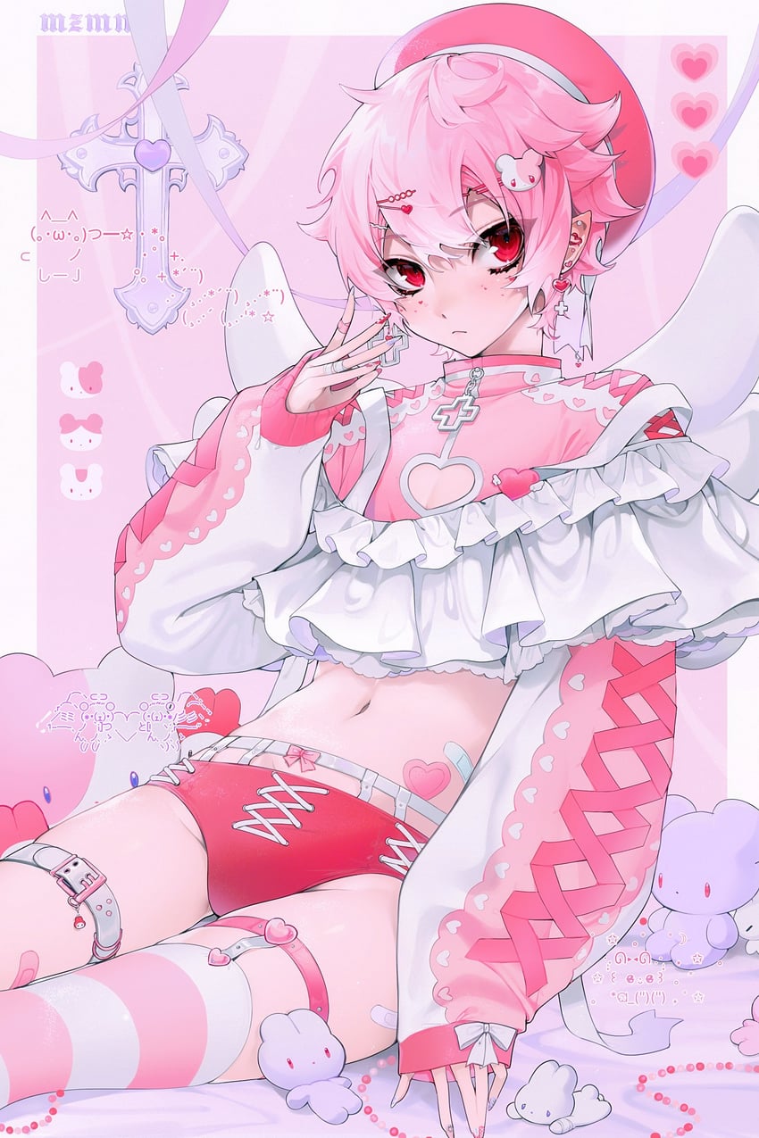 my melody and shoboon (original and 3 more) drawn by mazamuno