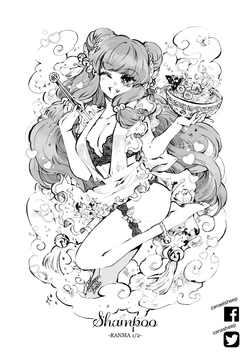 shampoo (ranma 1/2) drawn by zanael