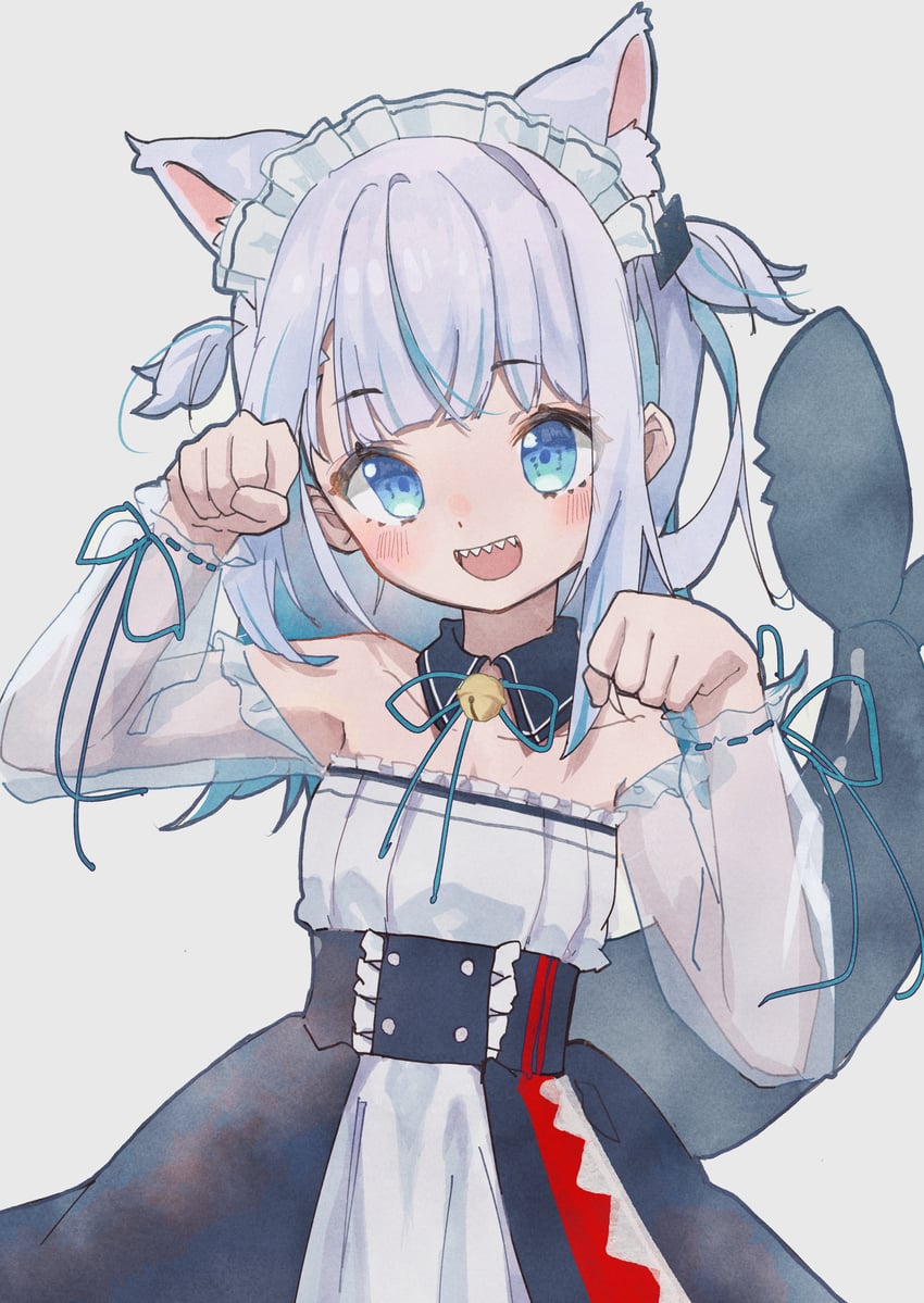 gawr gura (hololive and 1 more) drawn by brianlee709