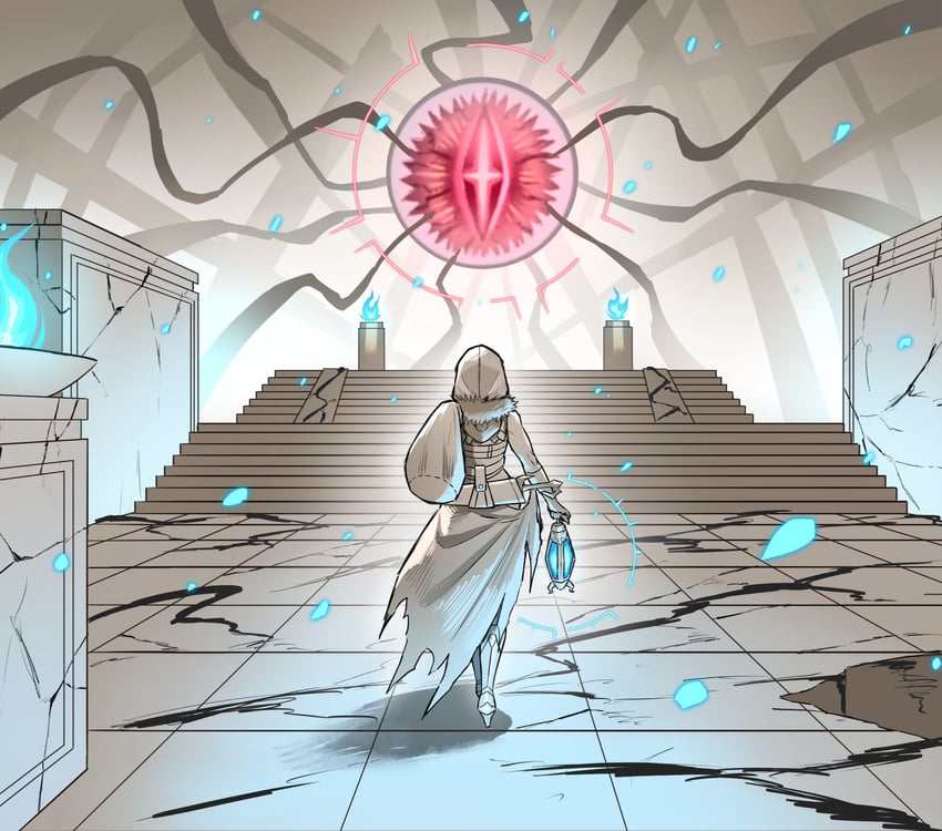 diabellstar the black witch, sinful spoils of subversion - snake-eye, and divine temple of the snake-eye (yu-gi-oh!) drawn by hucydin