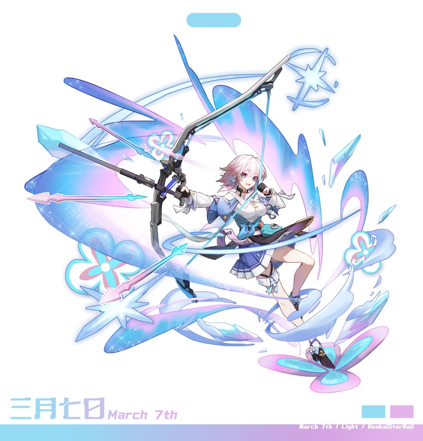 march 7th (honkai and 1 more) drawn by 625light