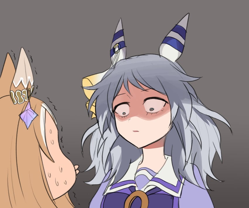 narita top road and hishi miracle (umamusume) drawn by fukuro_(maruaru00)