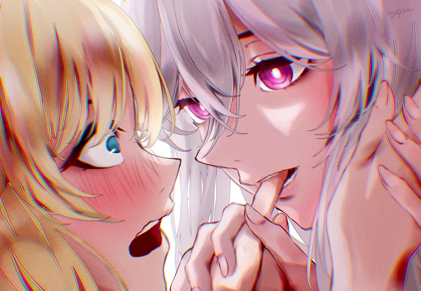 thelema nutriscu and songque (honkai and 2 more) drawn by nyeppu
