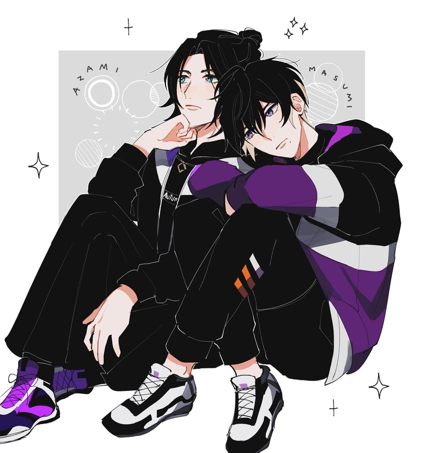 usui masumi and izumida azami (a3!) drawn by seirorath