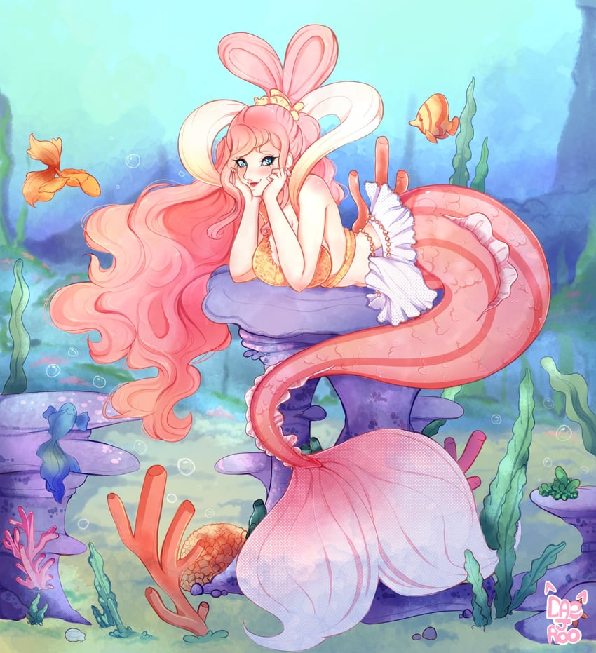shirahoshi (one piece) drawn by daejroo