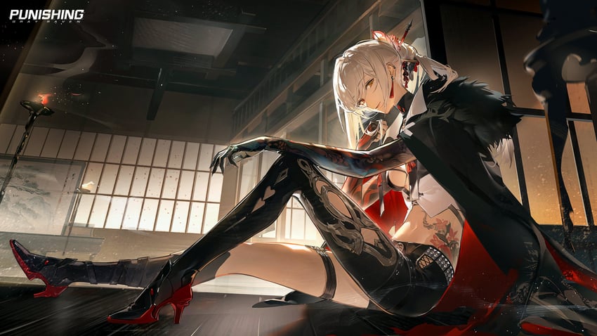 alpha and lucia: crimson weave (punishing: gray raven)