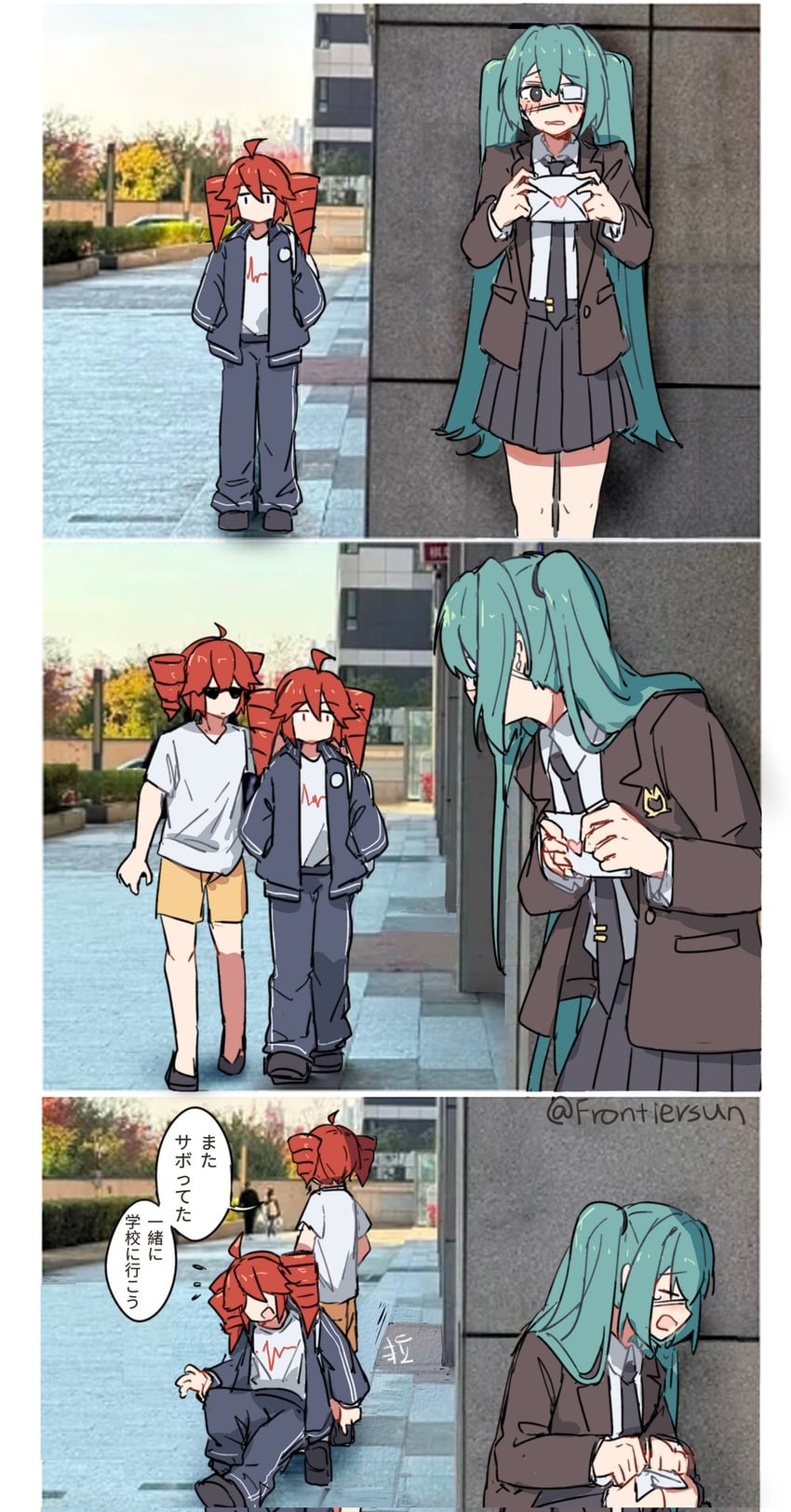 hatsune miku and kasane teto (vocaloid and 4 more) drawn by frontiersun