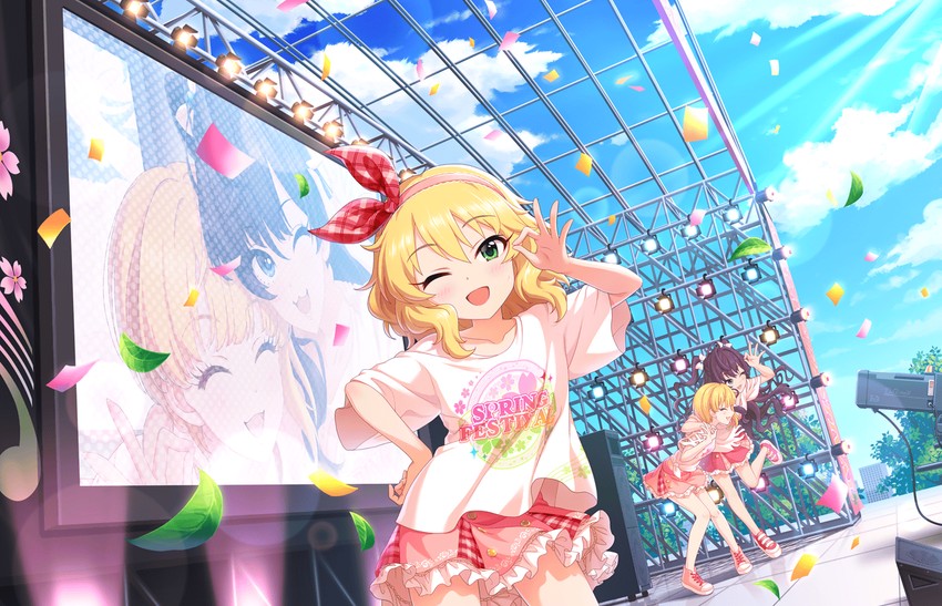 ichinose shiki, sakurai momoka, and miyamoto frederica (idolmaster and 2 more)