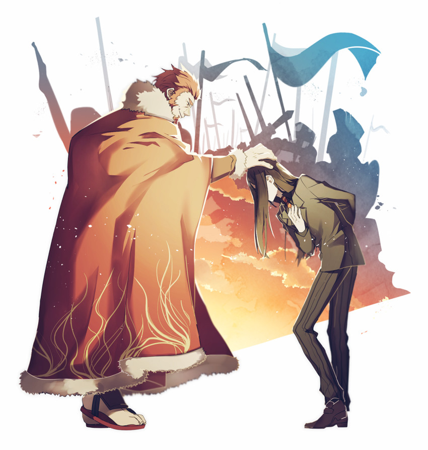 iskandar, waver velvet, and lord el-melloi ii (fate and 1 more) drawn by yuuki_sawano