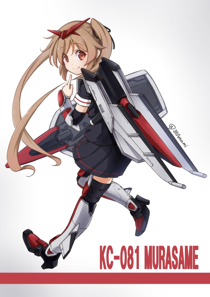 murasame (kantai collection and 3 more) drawn by tetsuryuu