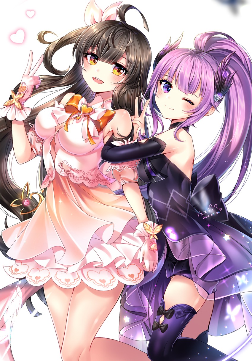aisha landar and ara haan (elsword) drawn by xes_(xes_5377)