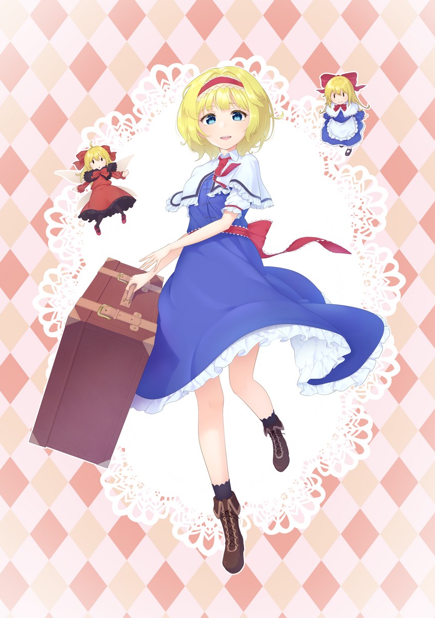 alice margatroid, shanghai doll, and hourai doll (touhou) drawn by kanpa_(campagne_9)