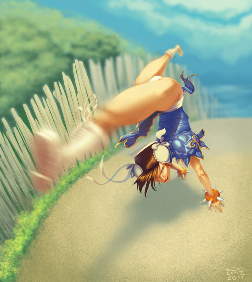 chun-li (street fighter and 1 more) drawn by eduardo_dominguez_s.