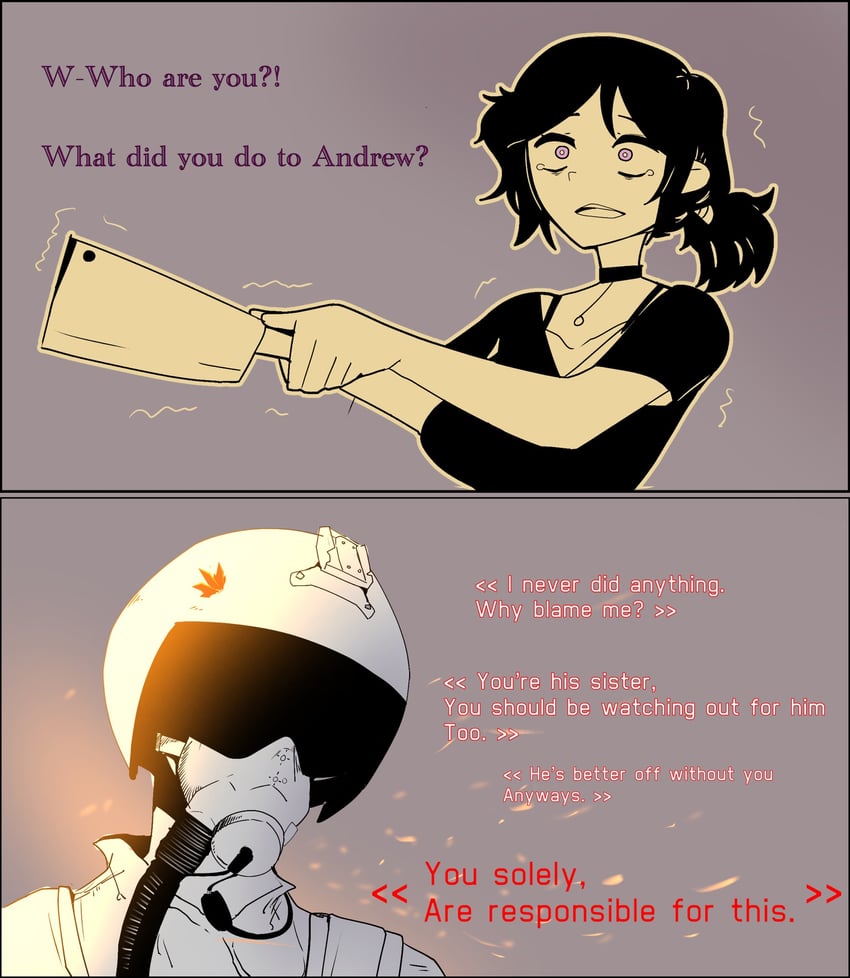 ashley graves and crimson 1 (the coffin of andy and leyley and 1 more) drawn by littleclevie