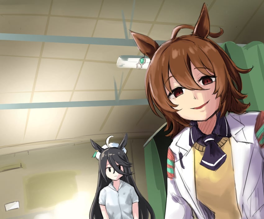 agnes tachyon and manhattan cafe (umamusume and 2 more) drawn by tenten_(chan4545)