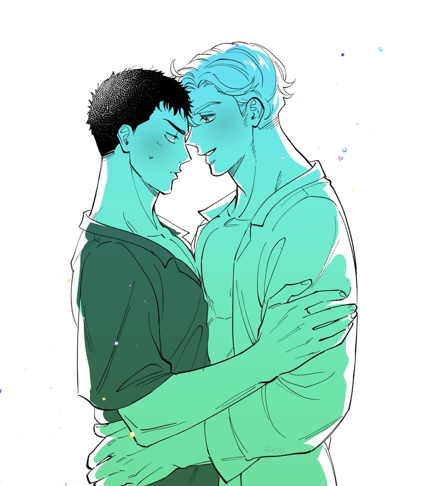 ao isami and lewis smith (yuuki bakuhatsu bang bravern) drawn by zlsnj