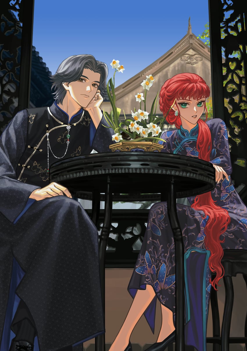 nakajima youko and rakushun (juuni kokuki) drawn by yi_(199702090505)