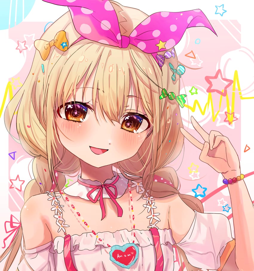futaba anzu (idolmaster and 1 more) drawn by huwarinn99