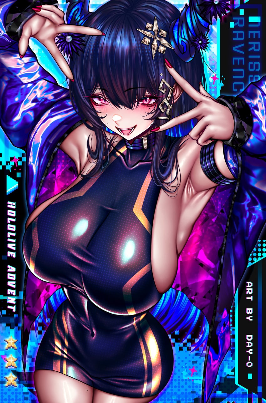 nerissa ravencroft (hololive and 1 more) drawn by day-0