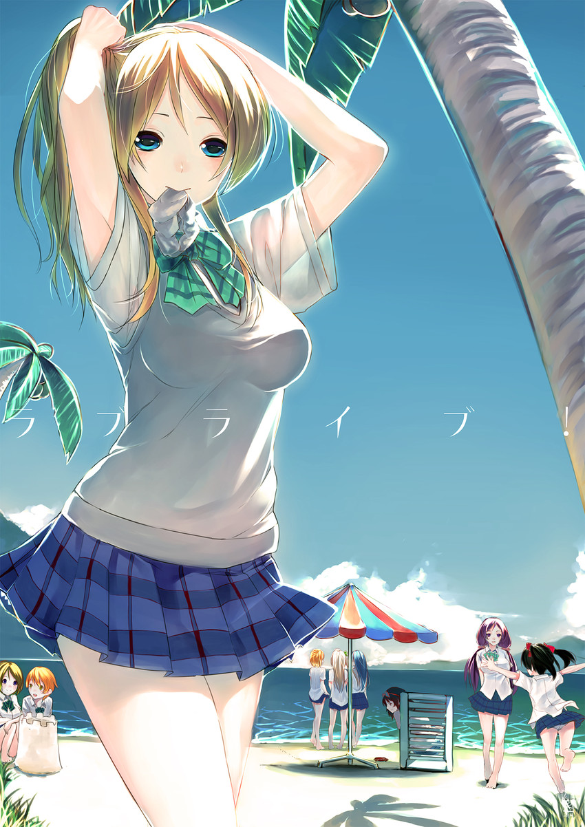 nishikino maki, tojo nozomi, sonoda umi, yazawa nico, ayase eli, and 4 more (love live! and 1 more) drawn by jun_project