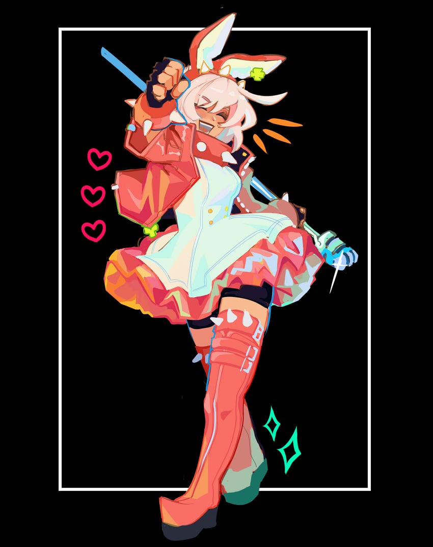elphelt valentine (guilty gear and 1 more) drawn by borcheim
