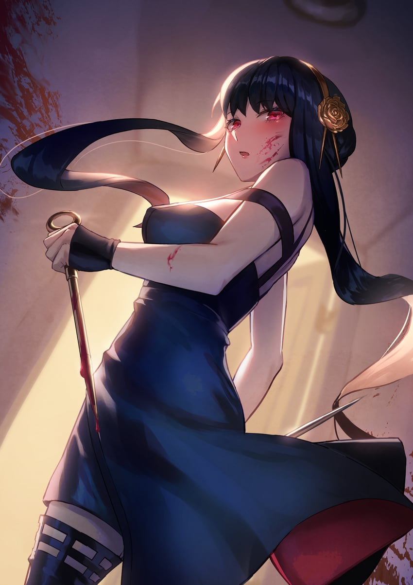 yor briar (spy x family) drawn by gomashiwo_o