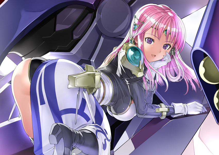 ariel org and flickerei geist (super robot wars and 3 more) drawn by nakabayashi_reimei