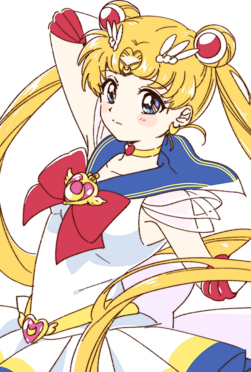 tsukino usagi, sailor moon, and super sailor moon (bishoujo senshi sailor moon and 1 more) drawn by namori