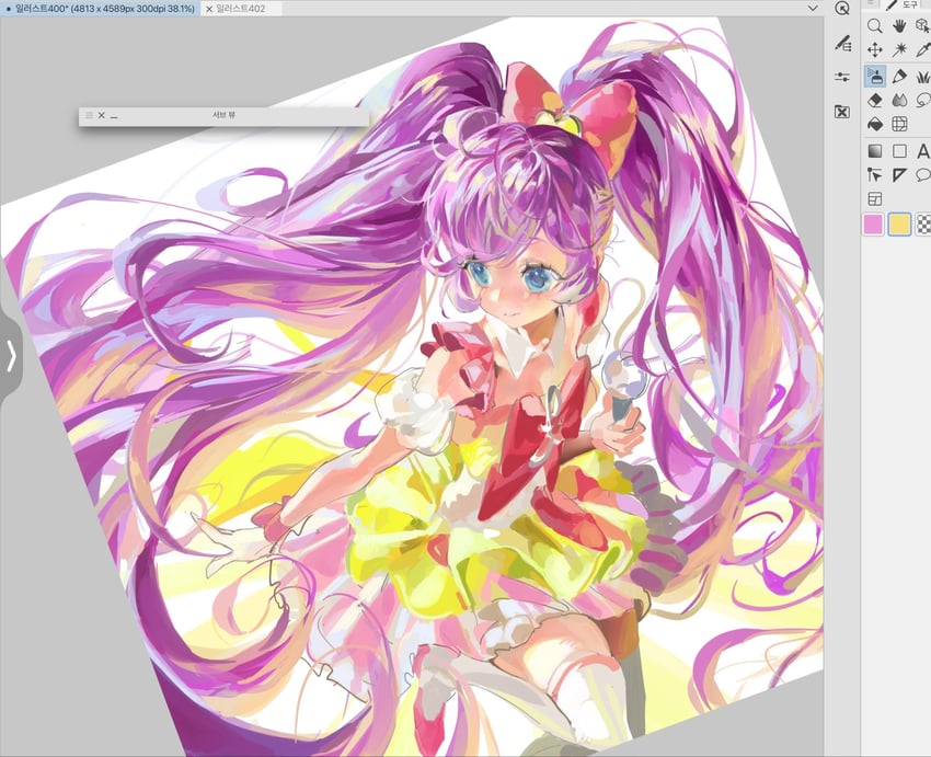 manaka laala (pretty series and 1 more) drawn by sycisycii