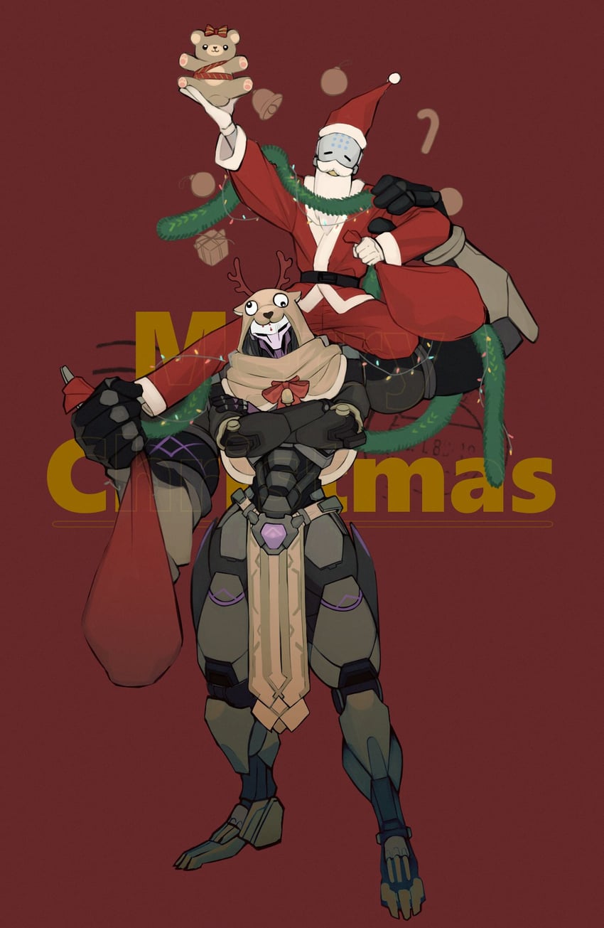 zenyatta and ramattra (overwatch and 1 more) drawn by 47_lall