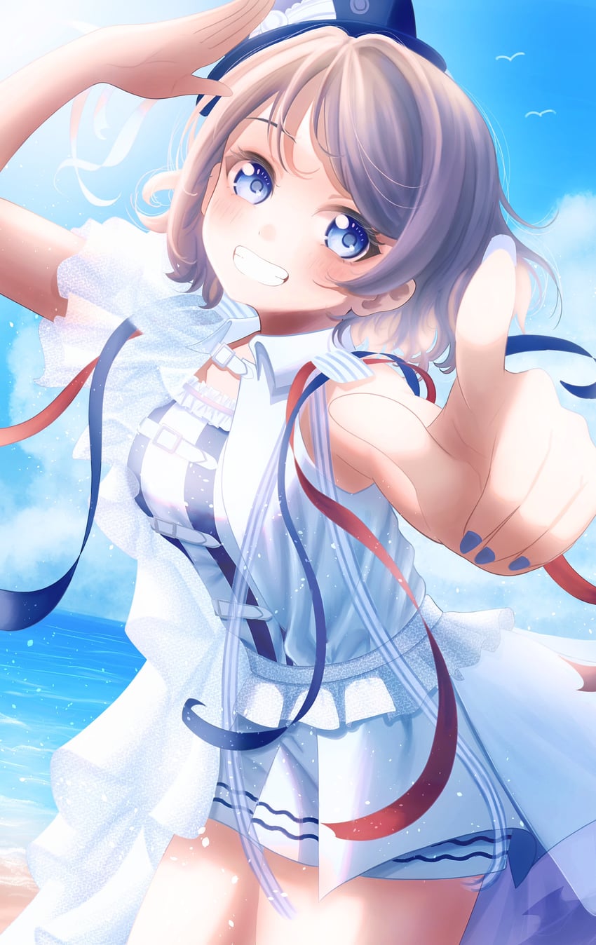 watanabe you (love live! and 1 more) drawn by hana_y_chan