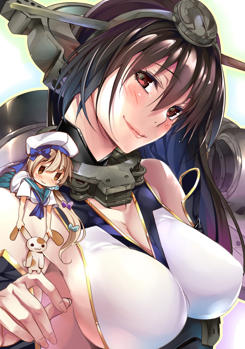 nagato, fairy, and type 33 surface radar (kantai collection) drawn by marushin_(denwa0214)