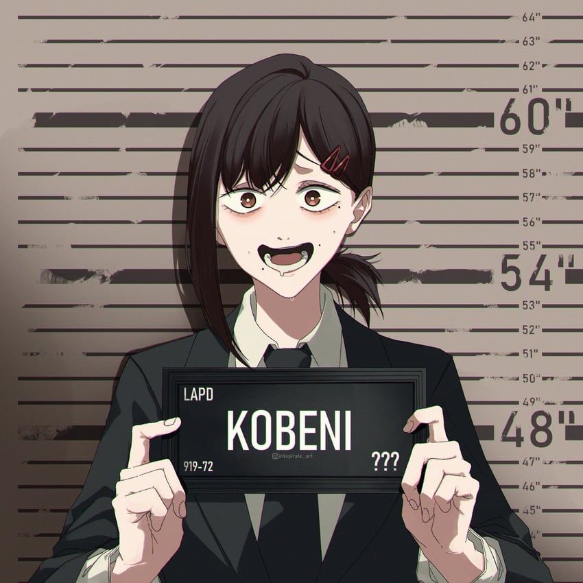 higashiyama kobeni (chainsaw man and 1 more) drawn by inkspirate
