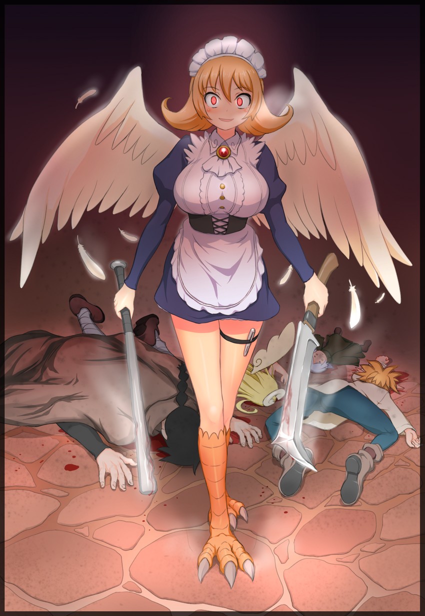 crimvael, meidri, stunk, zel, and kanchal (ishuzoku reviewers) drawn by sonota_taisei