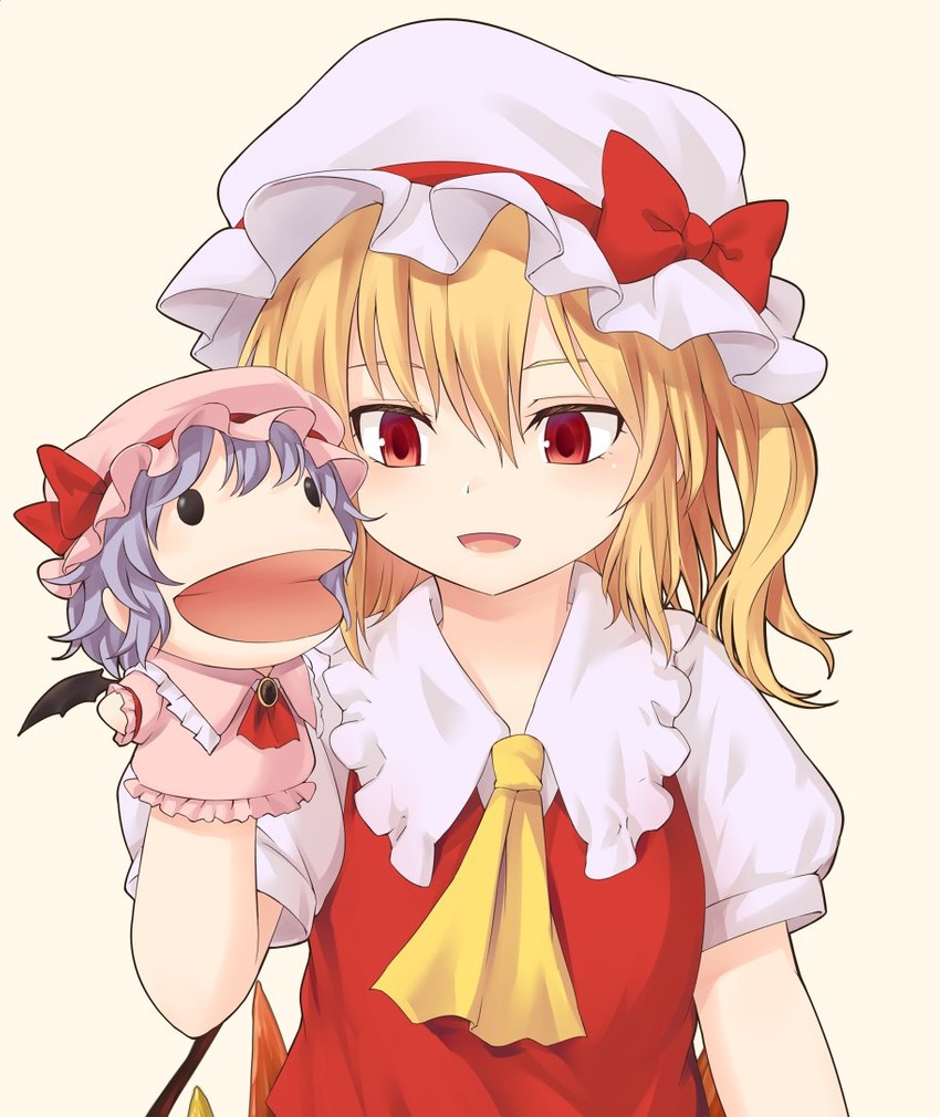 remilia scarlet and flandre scarlet (touhou) drawn by miyo_(ranthath)