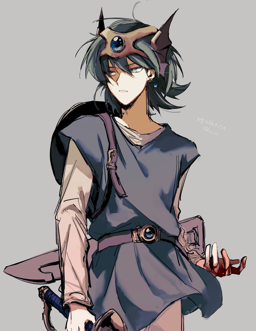 hero (dragon quest and 1 more) drawn by sato_sio_(si00x)