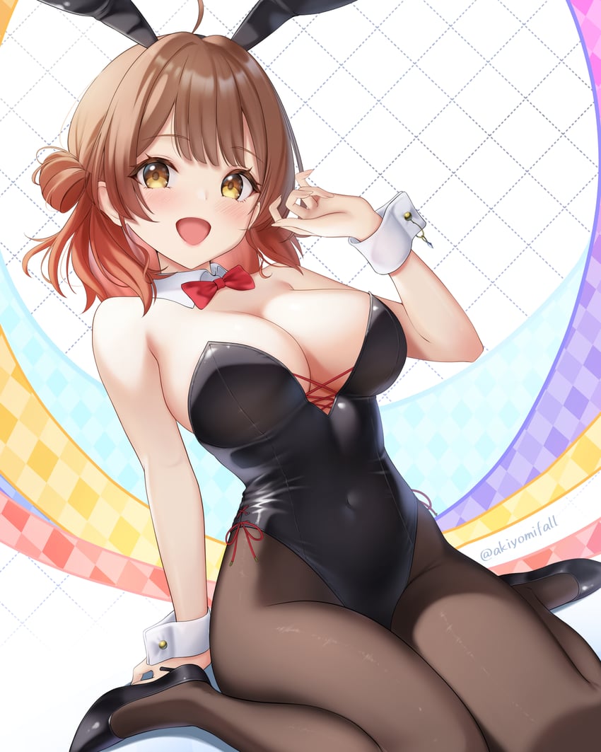 hanami ume (idolmaster and 1 more) drawn by akiei