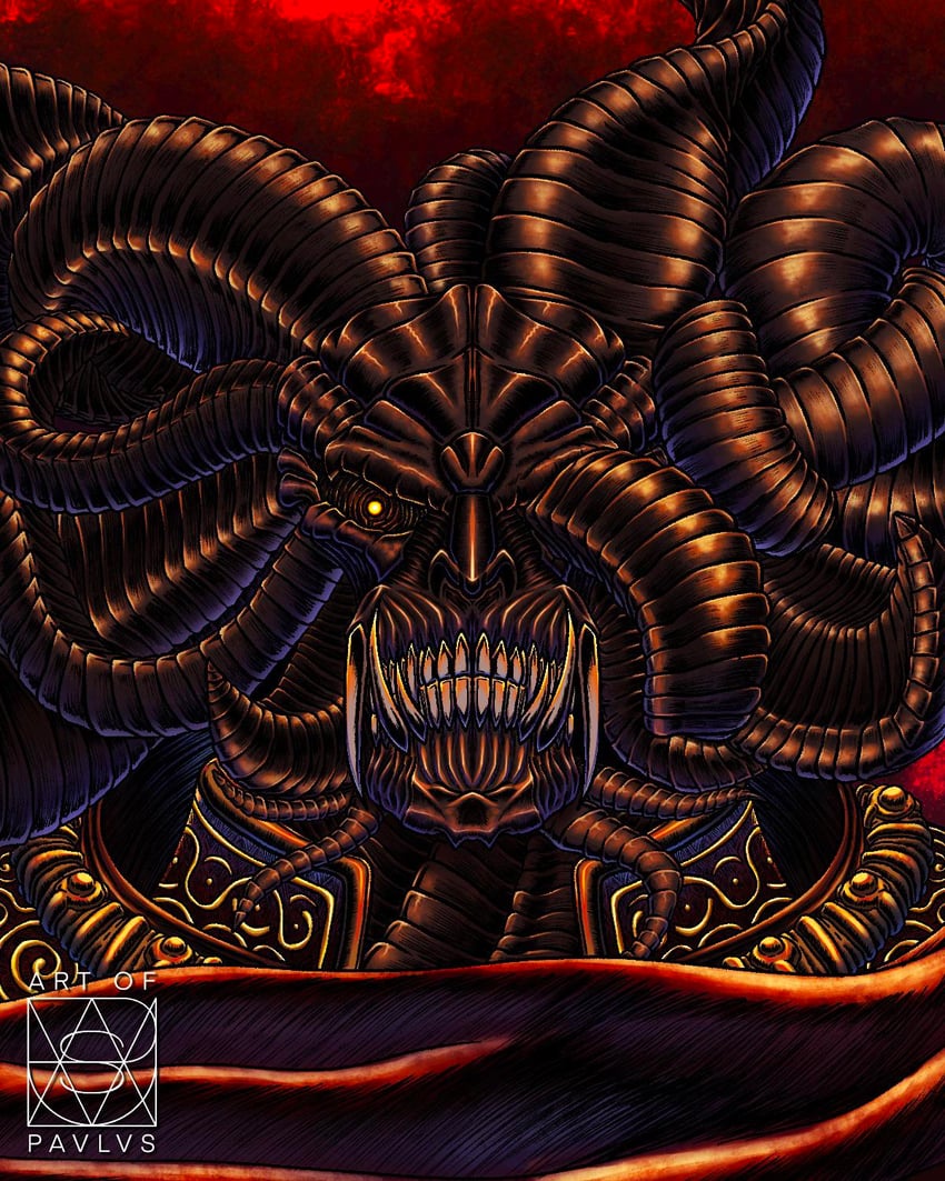 mohg lord of blood (elden ring) drawn by pavlvsjp