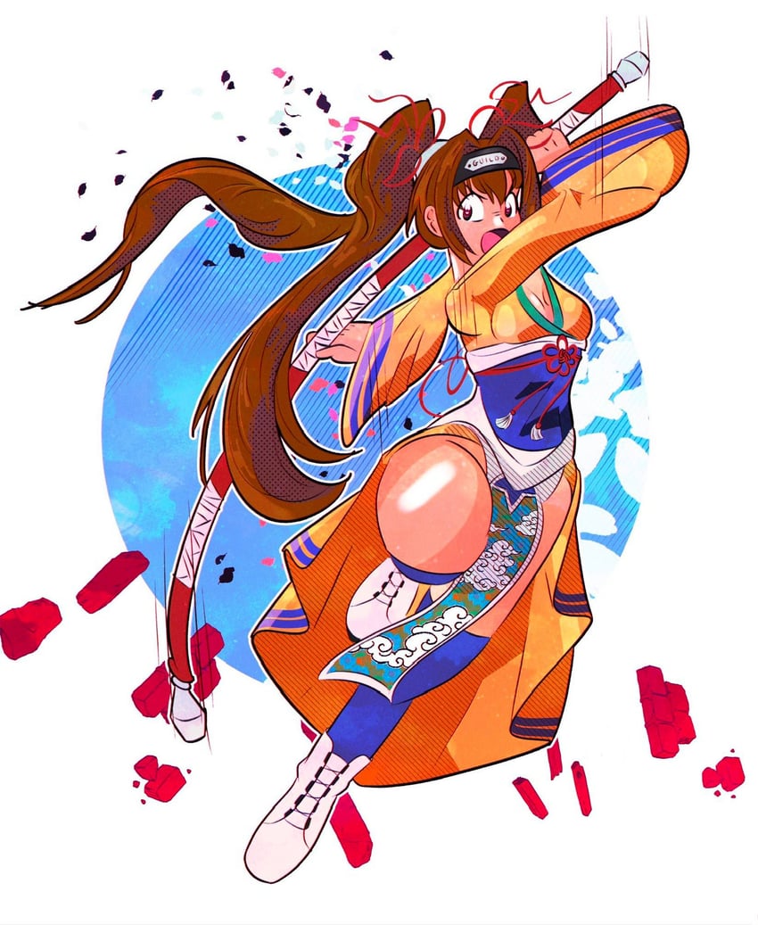 estelle bright (eiyuu densetsu and 3 more) drawn by drewprints