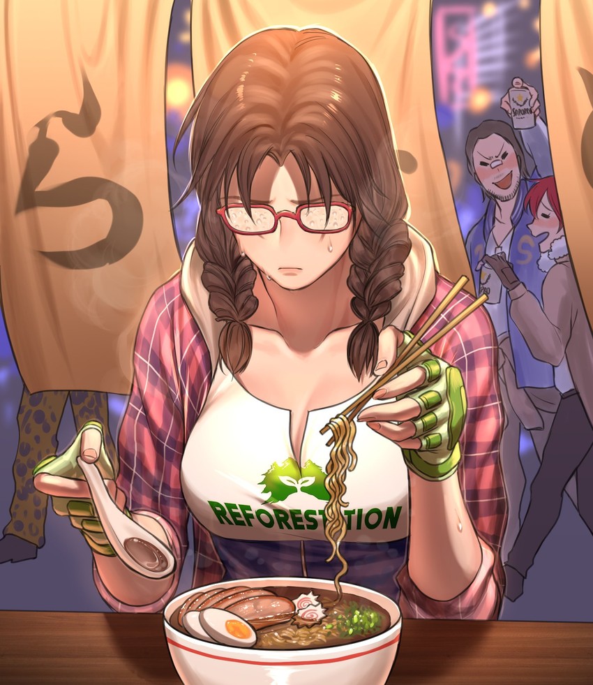 julia chang, han soo-min, and lei wulong (original and 2 more) drawn by hanny_(uirusu_chan)