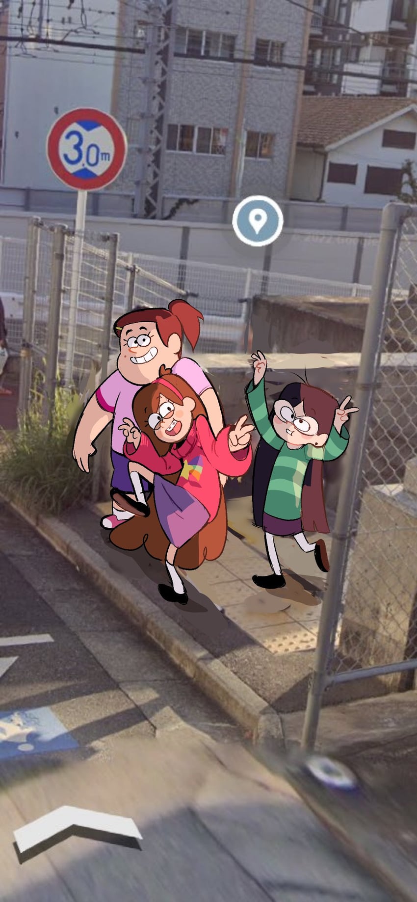 mabel pines, candy chiu, and grenda (gravity falls) drawn by audieaudieaudie